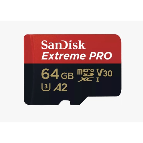Sandisk Extreme Pro MicroSDXC 64GB Memory Card (200 MB/S Read, 90 MB/S Write)