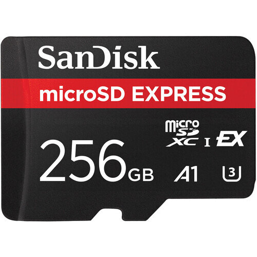 Sandisk 256GB Express MicroSD Card 880 MB/s Read 210MB/s Write Speed