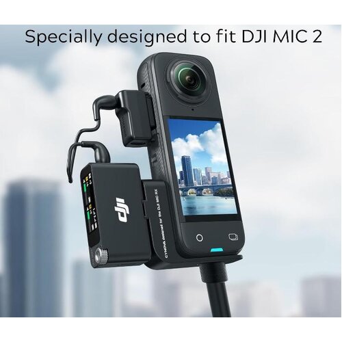 Cynova DJI Mic 2 Mount for Insta360 X5 / X4