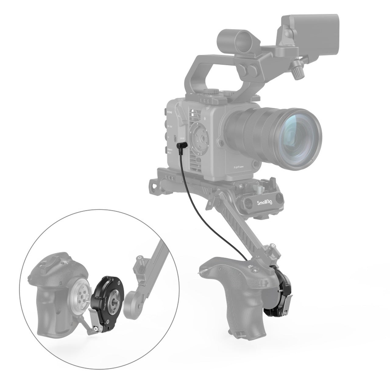 SmallRig Handgrip Rosette Adapter for SONY FX6 3403-1 - Image 4