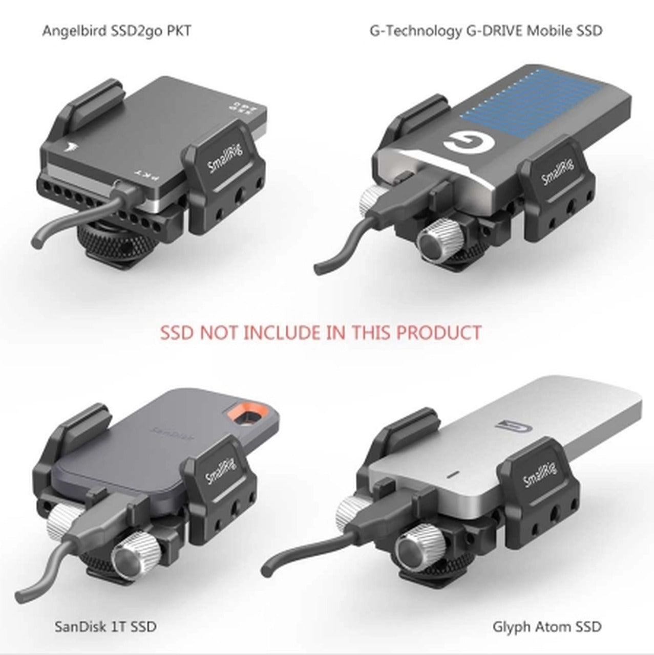 SmallRig Universal Holder for External SSD BSH2343 - Image 2