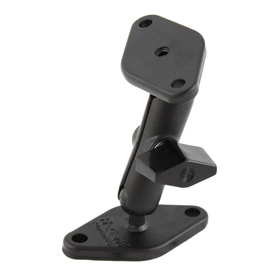 images RAM Double Ball Diamond Plate Mount - A Size Medium - Image 1