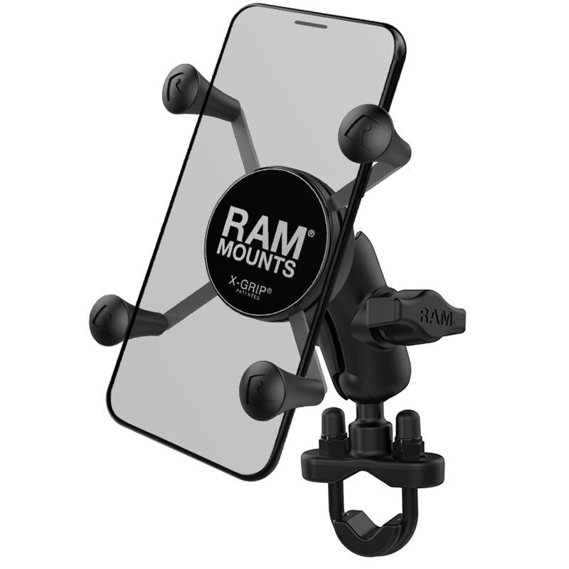 images RAM X-Grip Phone Mount with Handlebar U-Bolt Base - Short - Image 1