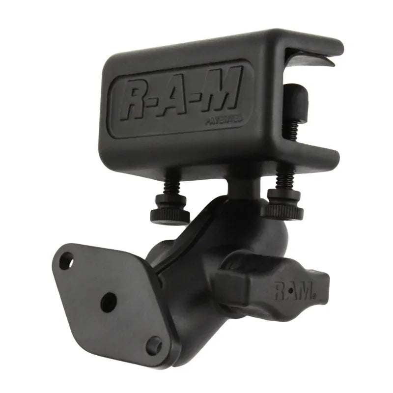 images RAM Glare Shield Clamp Mount with Diamond Plate - Image 1