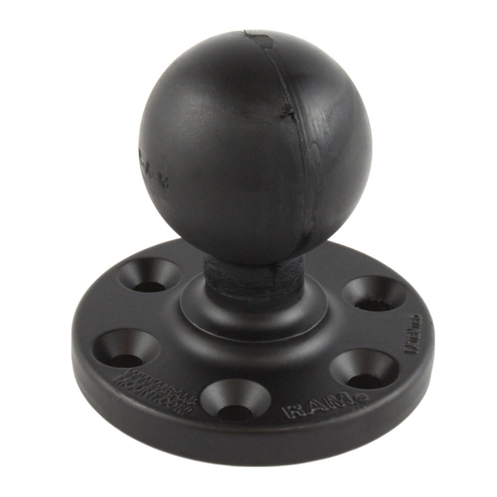 images RAM Large Round Plate with 6-Hole Pattern and Ball - D Size - Image 1