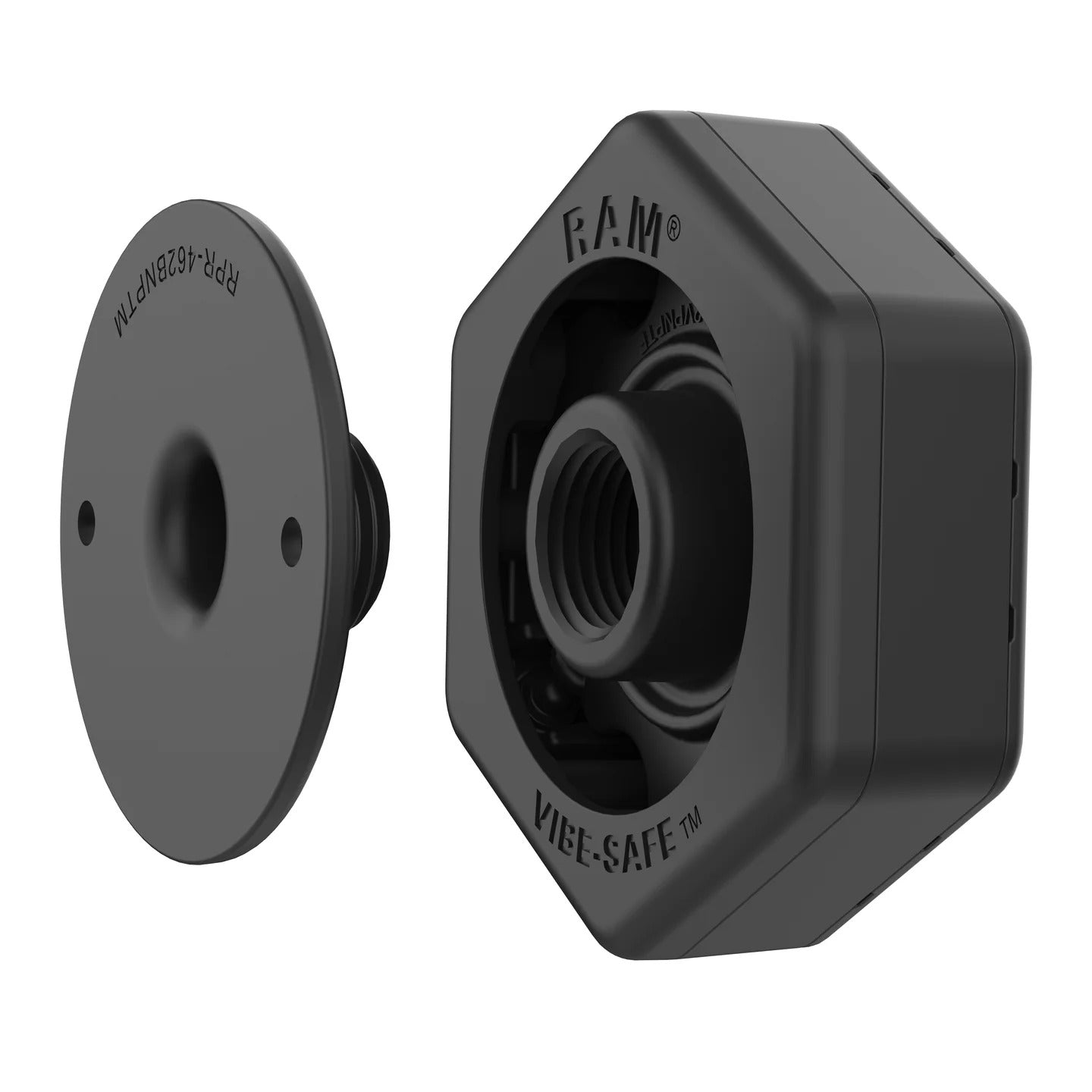 images RAM Vibe-Safe with NPT Adapter for 2-Hole Holders - Image 1