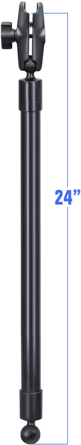 images RAM 24" PVC Pipe Extension with Ball Ends & Double Socket Arm - Image 1