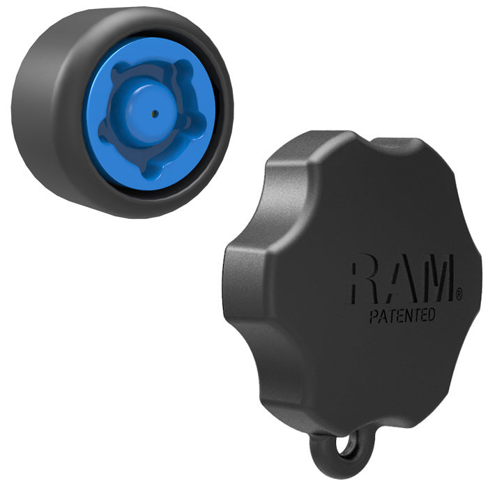 images RAM Pin-Lock Security Knob with 5-Pin Pattern for B Size Socket Arms - Image 1