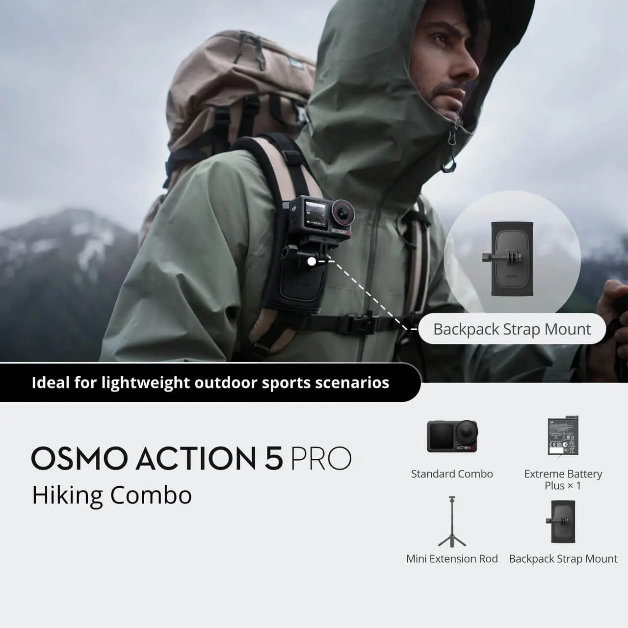 DJIACTION5PROHIKINGCOM.jpg DJI Osmo Action 5 Pro Hiking Combo - Image 1