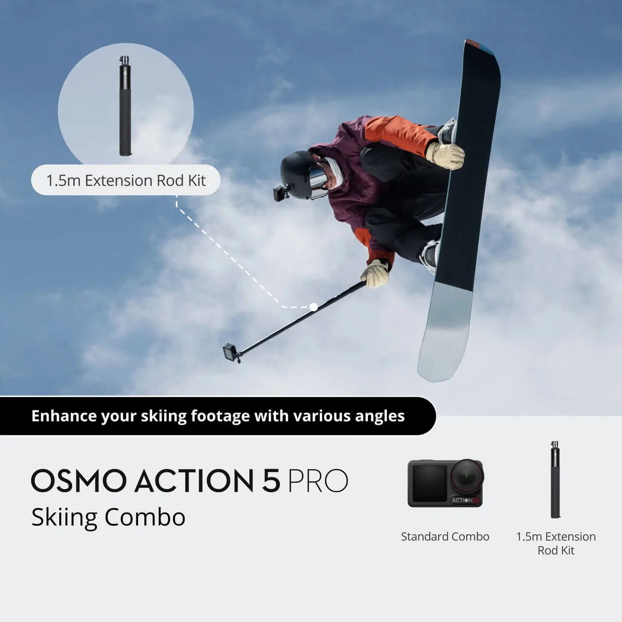 DJIACTION5PROSKICOM.jpg DJI Osmo Action 5 Pro Skiing Combo - Image 1