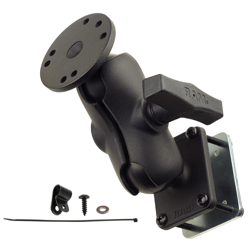 RAM-101-B-SAE1P-2U.jpg RAM® Double Ball Mount with Steel Backing Plate - Image 1