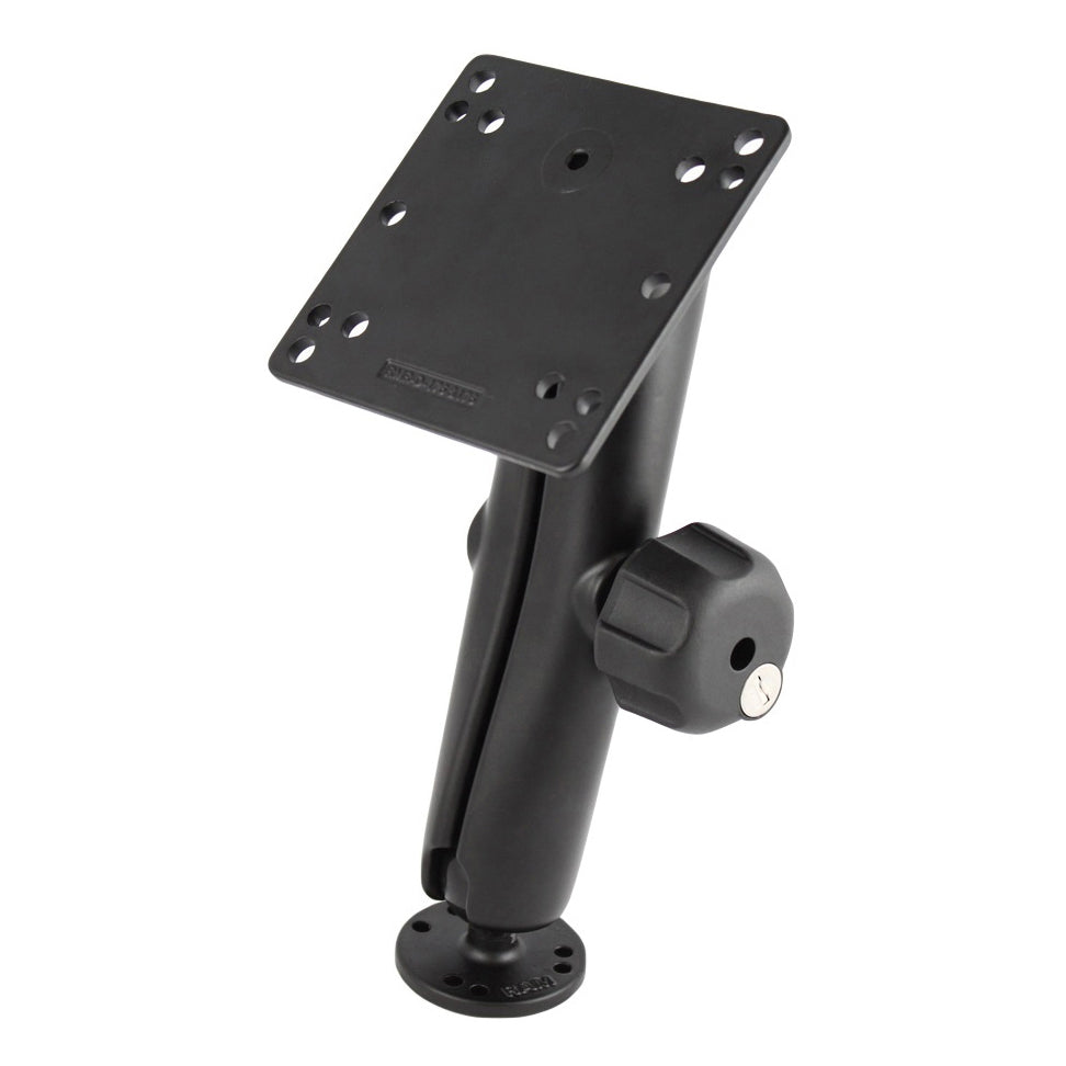 RAM-101LU-D-246.jpg RAM® Key Lock Mount with 100x100mm VESA Plate - Long - Image 1