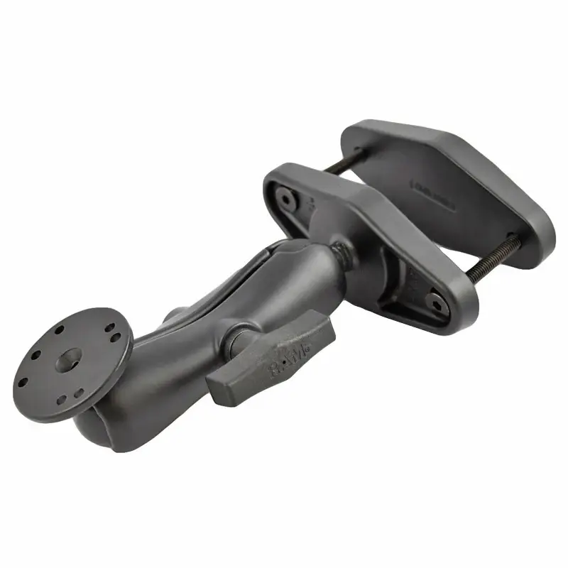 RAM-101U-247-4.jpg RAM 4" Square Post Clamp Mount with Round AMPS Plate - C Size - Image 1
