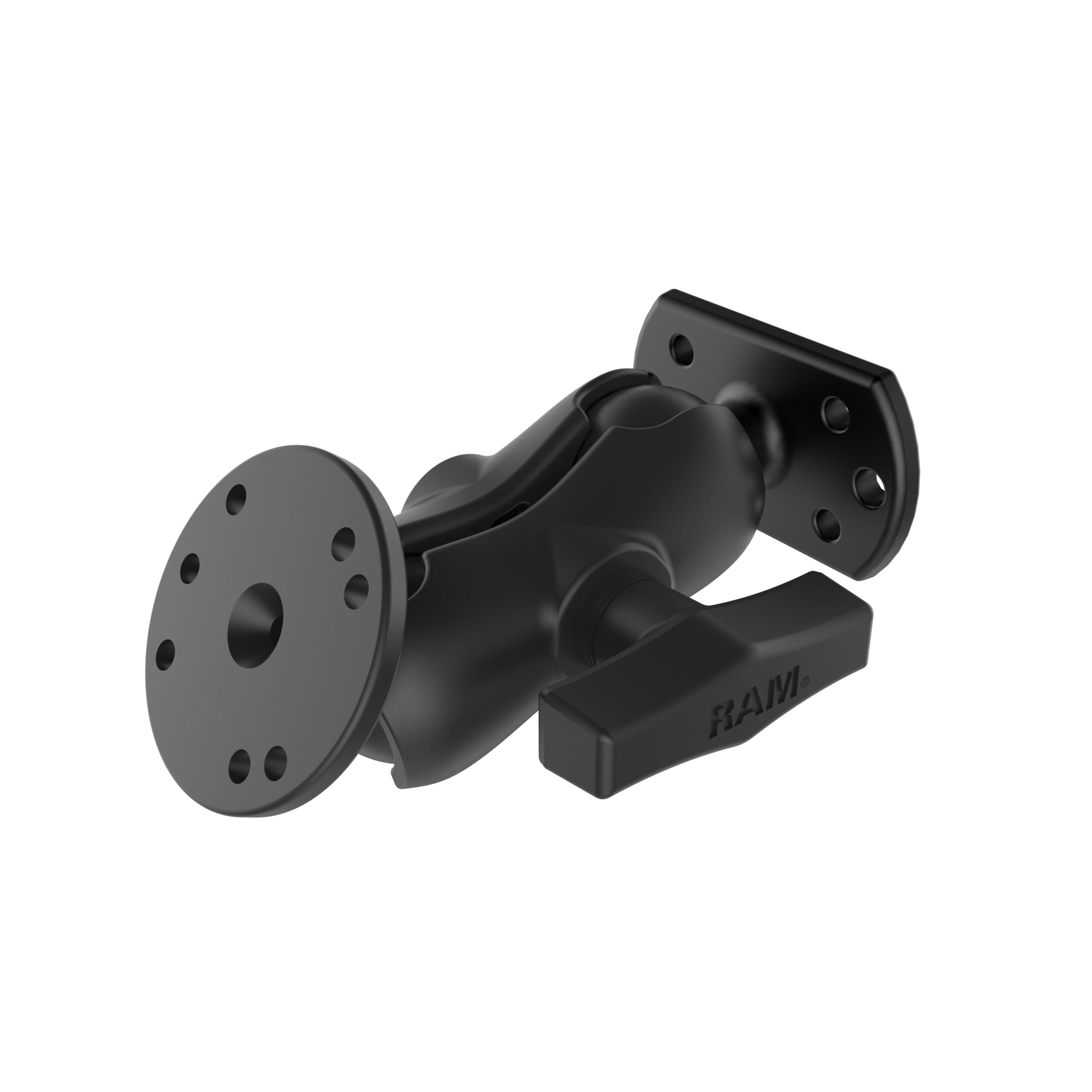 RAM-101U-B-CRO1.jpg RAM® Universal Double Ball Mount for Crown Work Assist® - Short - Image 1