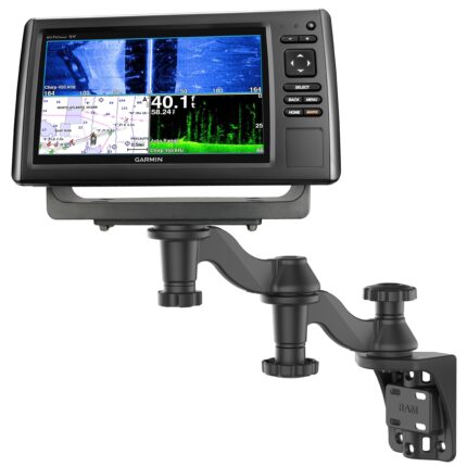 RAM® Vertical 12" Swing Arm Mount for Fish Finders & Plotters