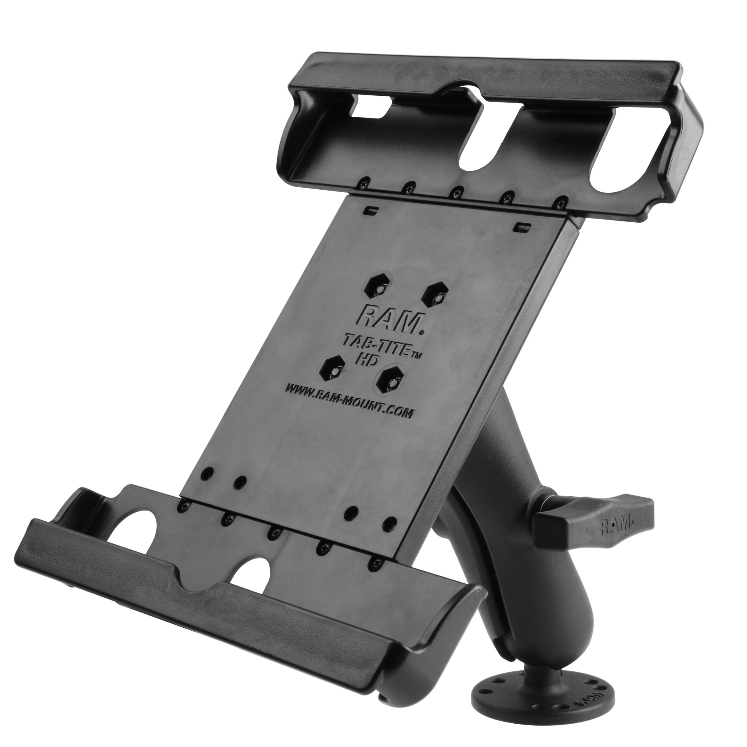 RAM-138-TAB20U.jpg RAM® Tab-Tite™ 9"-10.5" Tablet Holder with Flat Surface Mount - Image 1