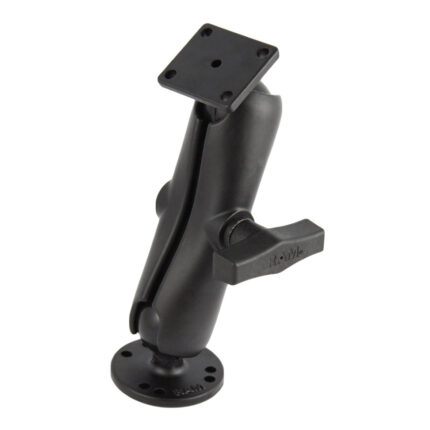 RAM® Double Ball Mount with Round and Rectangular Plates