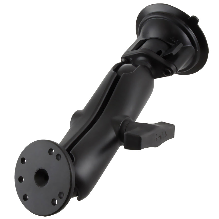 RAM-166-202U.jpg RAM® Twist-Lock™ Suction Cup Mount with Round Plate Adapter - Medium - Image 1