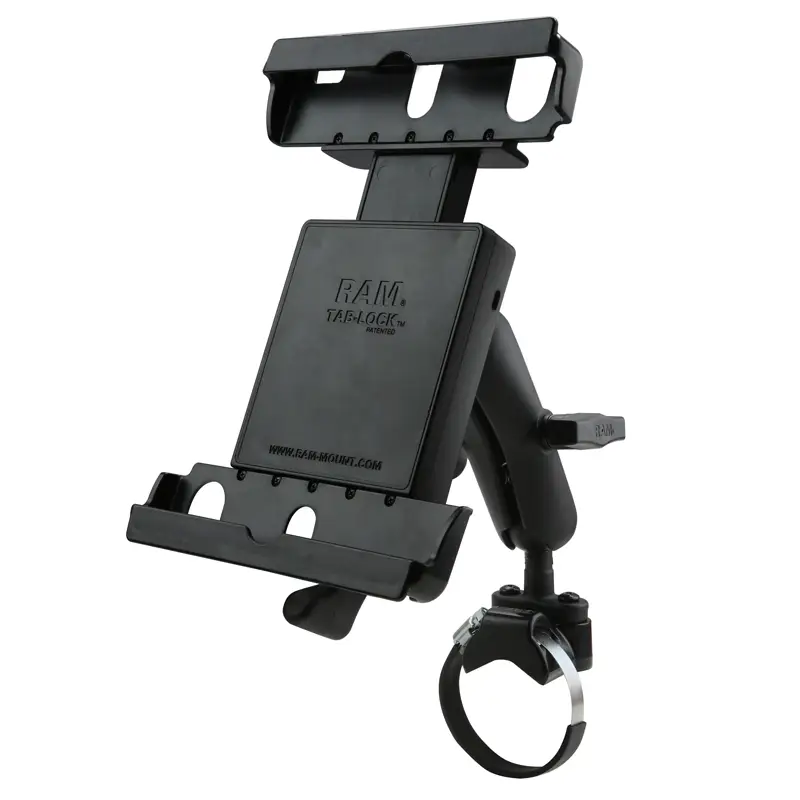 RAM-231Z-2-TABL20U-2.jpg RAM ATV/UTV Rail Mount for 9"-10.5" Tablets with Heavy Duty Cases - Image 1