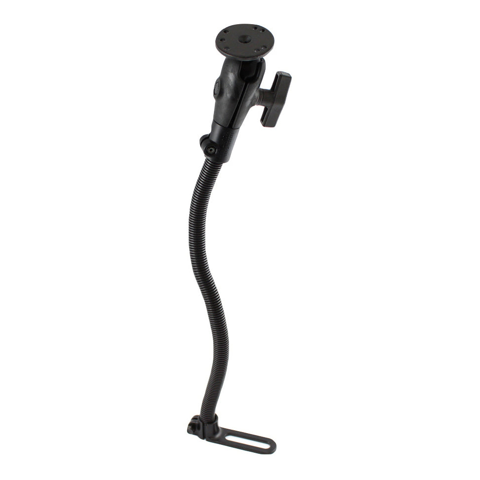 RAM-316-1-202U.jpg RAM® Pod™ I Vehicle Mount with 18" Aluminum Rod and Round Plate - C Size - Image 1