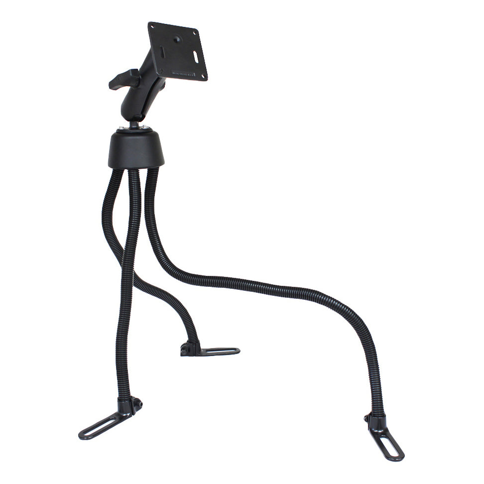 RAM-316-3-2461U.jpg RAM® Pod™ III Double Ball Vehicle Mount with 75x75mm VESA Plate - Image 1