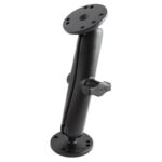 RAM Universal Double Ball Mount with Two Round Plates - B Size Long