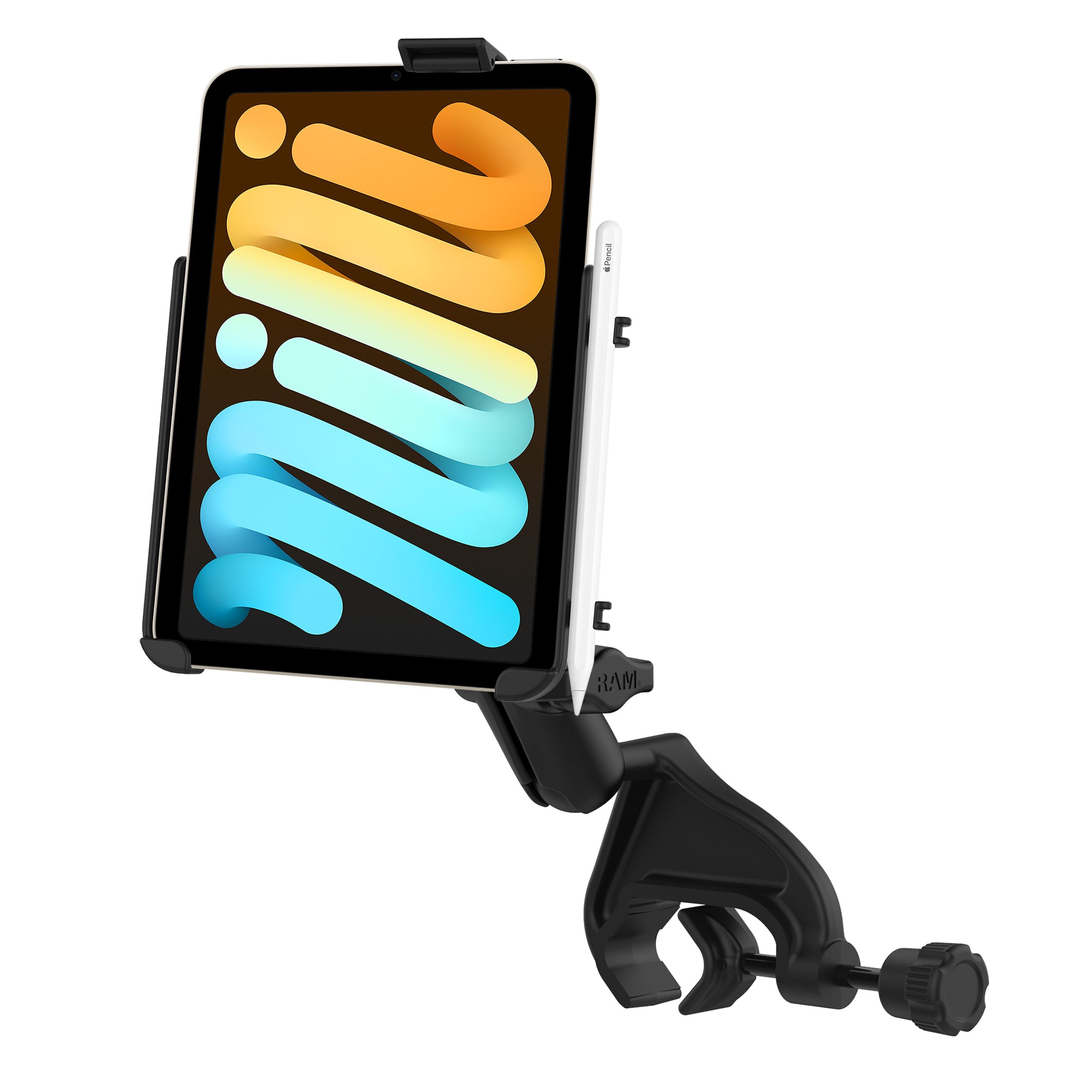 RAM-B-121-AP36U.jpg RAM® Yoke Clamp Mount for Apple iPad mini (A17 Pro) & mini 6 - Image 1