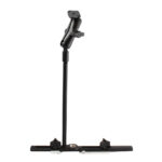 RAM® Cessna Seat Rail Mount with 12" Flex Arm and Diamond Plate