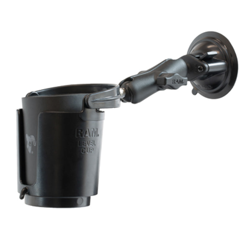 RAM-B-132SU.jpg RAM® Level Cup™ 16oz Drink Holder with RAM® Twist-Lock™ Suction Cup - Image 1
