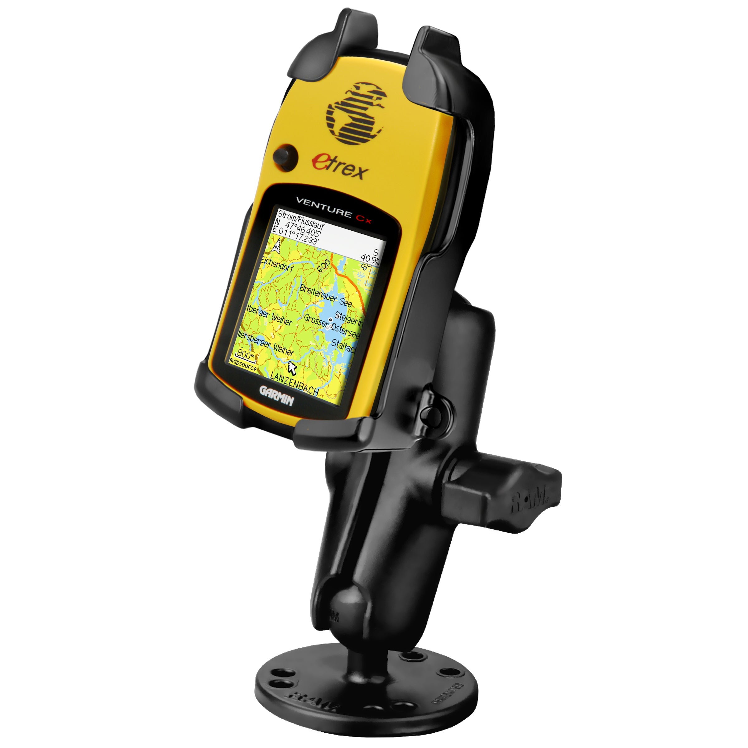 RAM-B-138-GA16U.jpg RAM® Drill-Down Mount for Garmin eTrex Legend & Vista - Aluminum - Image 1