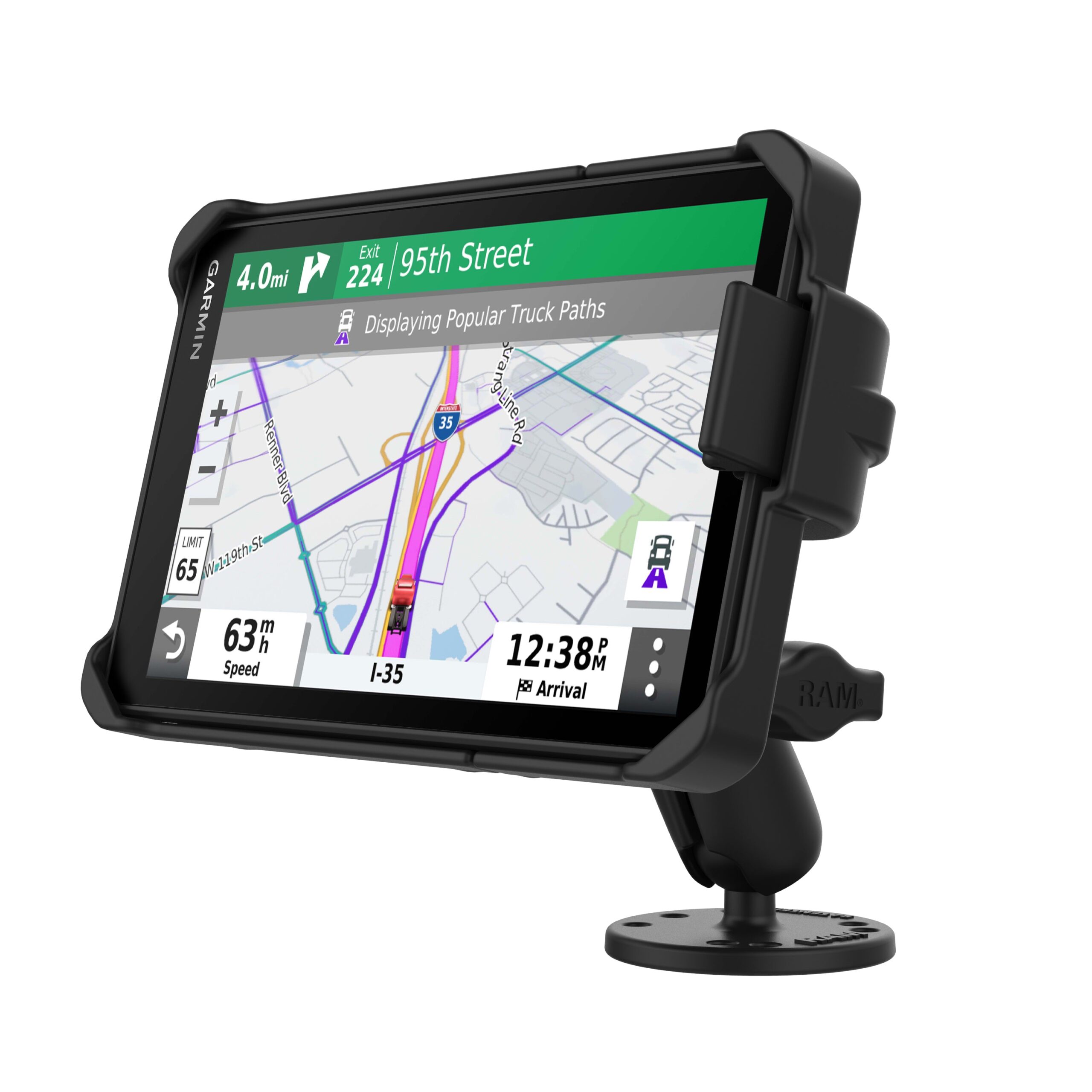 RAM-B-138-GA77LU.jpg RAM® Drill-Down Mount for Garmin dēzl™ OTR700 - Image 1