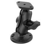 RAM Double Ball Drill-Down Mount with Diamond Plate - Short