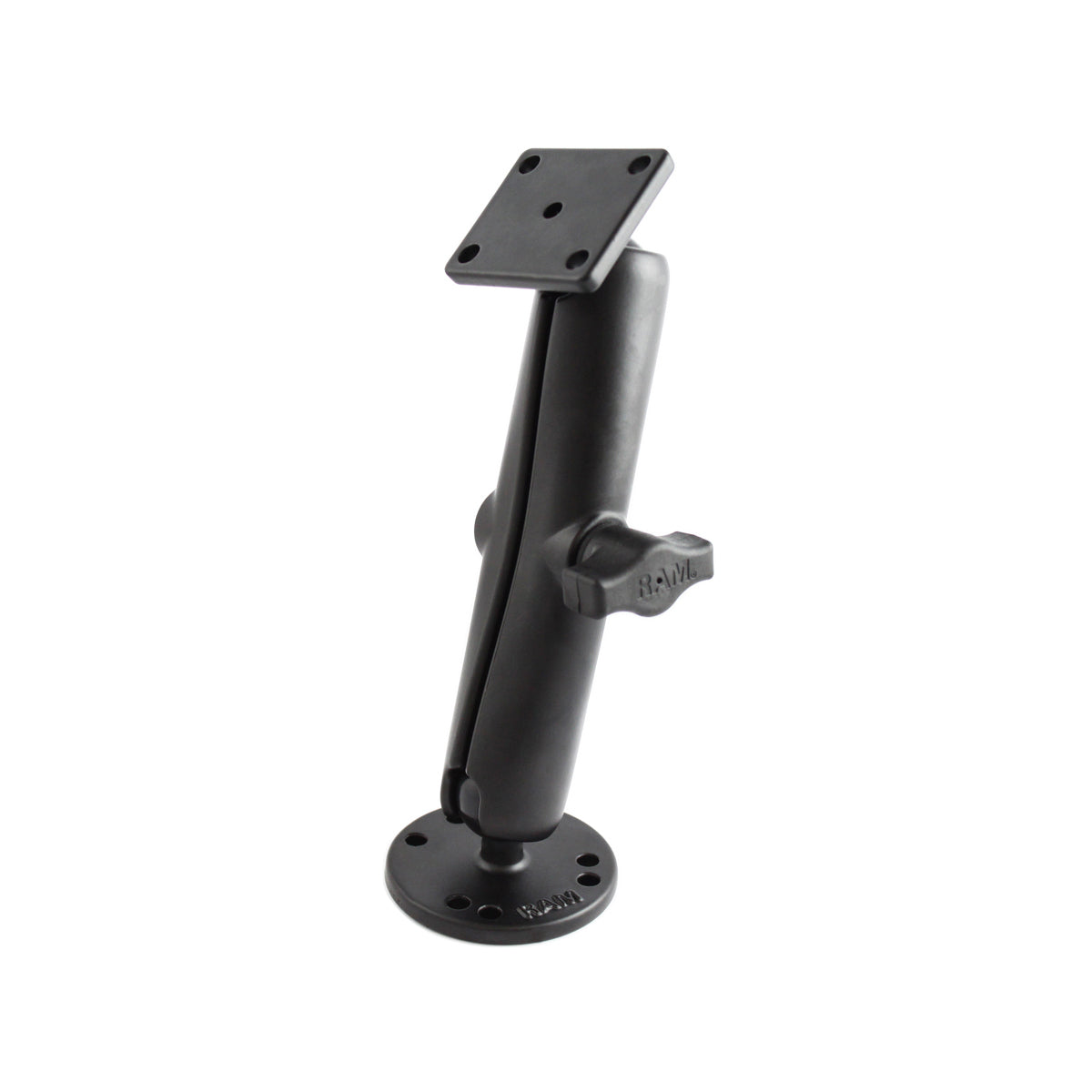 RAM-B-139U-C.jpg RAM® Drill-Down Double Ball Mount with Rectangle AMPS Plate - Long - Image 1