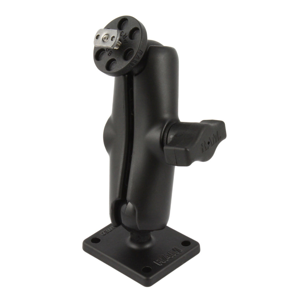 RAM-B-140-375U.jpg RAM® Drill-Down Double Ball Mount with Flat Panel Adapter - Image 1