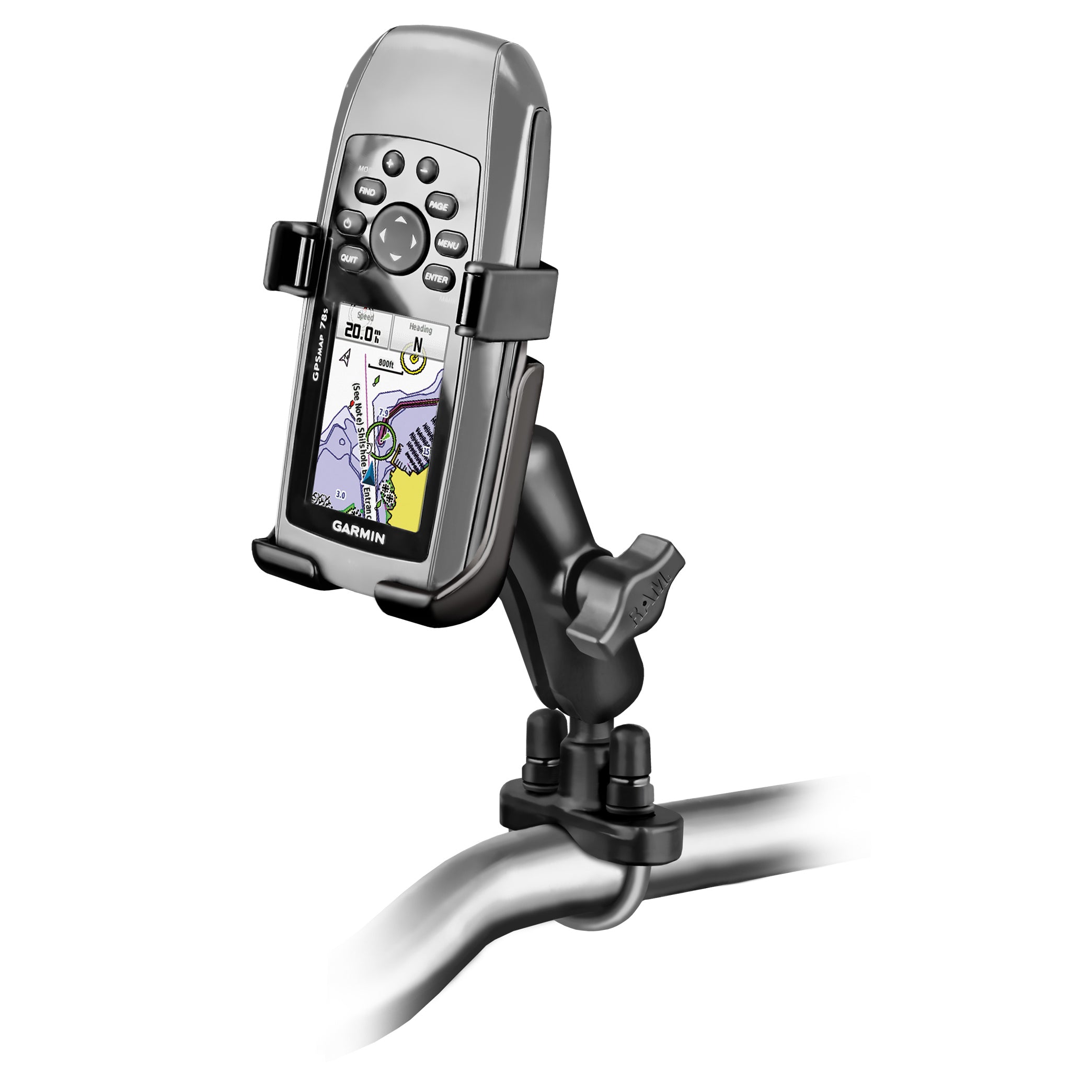 RAM-B-149-GA40U.jpg RAM® U-Bolt Mount for Garmin GPSMAP 73, 78, 78S, 78SC - Stainless Steel - Image 1