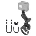 RAM® ATV/Side By Side Handlebar U-Bolt Mount with Action Camera Adapter