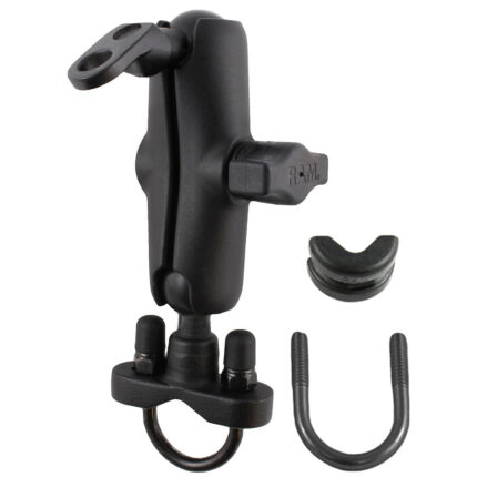 RAM® Handlebar U-Bolt Double Ball Mount with 9mm Hole - Medium