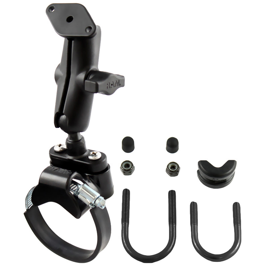 RAM-B-149Z-2U.jpg RAM® ATV/Side By Side Double Ball Rail Mount - Image 1