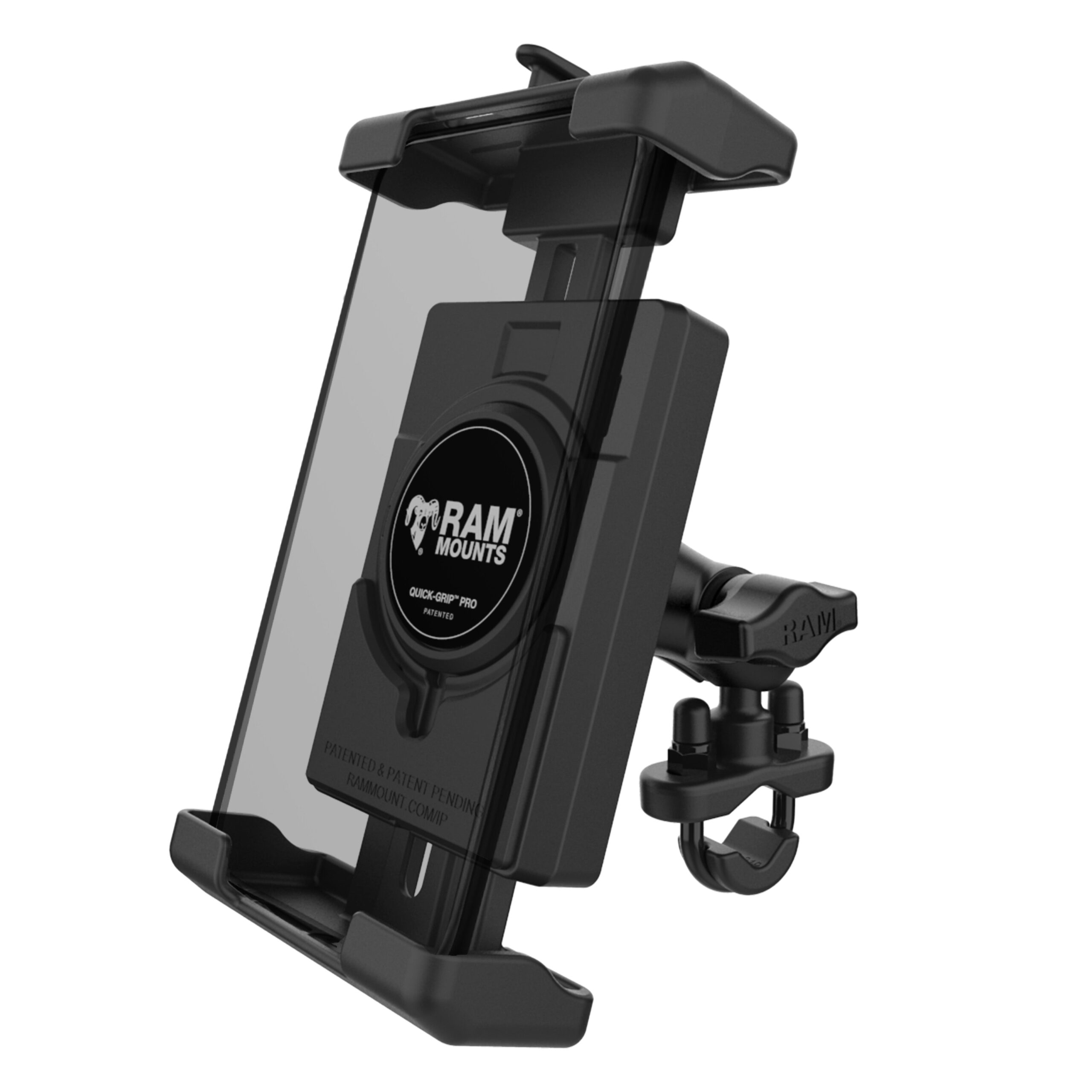 RAM-B-149Z-A-PD7U.jpg RAM® Quick-Grip™ Pro XL Phone Mount with Handlebar U-Bolt Base - Short - Image 1