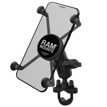 RAM X-Grip Large Phone Mount with Handlebar U-Bolt Base - Short
