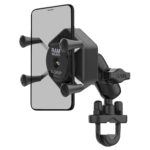 RAM X-Grip Phone Mount with Vibe-Safe & U-Bolt Base - Short
