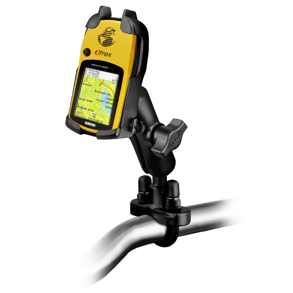 RAM-B-149Z-GA16U.jpg RAM® U-Bolt Double Ball Mount for Garmin eTrex Legend Color + More - Image 1