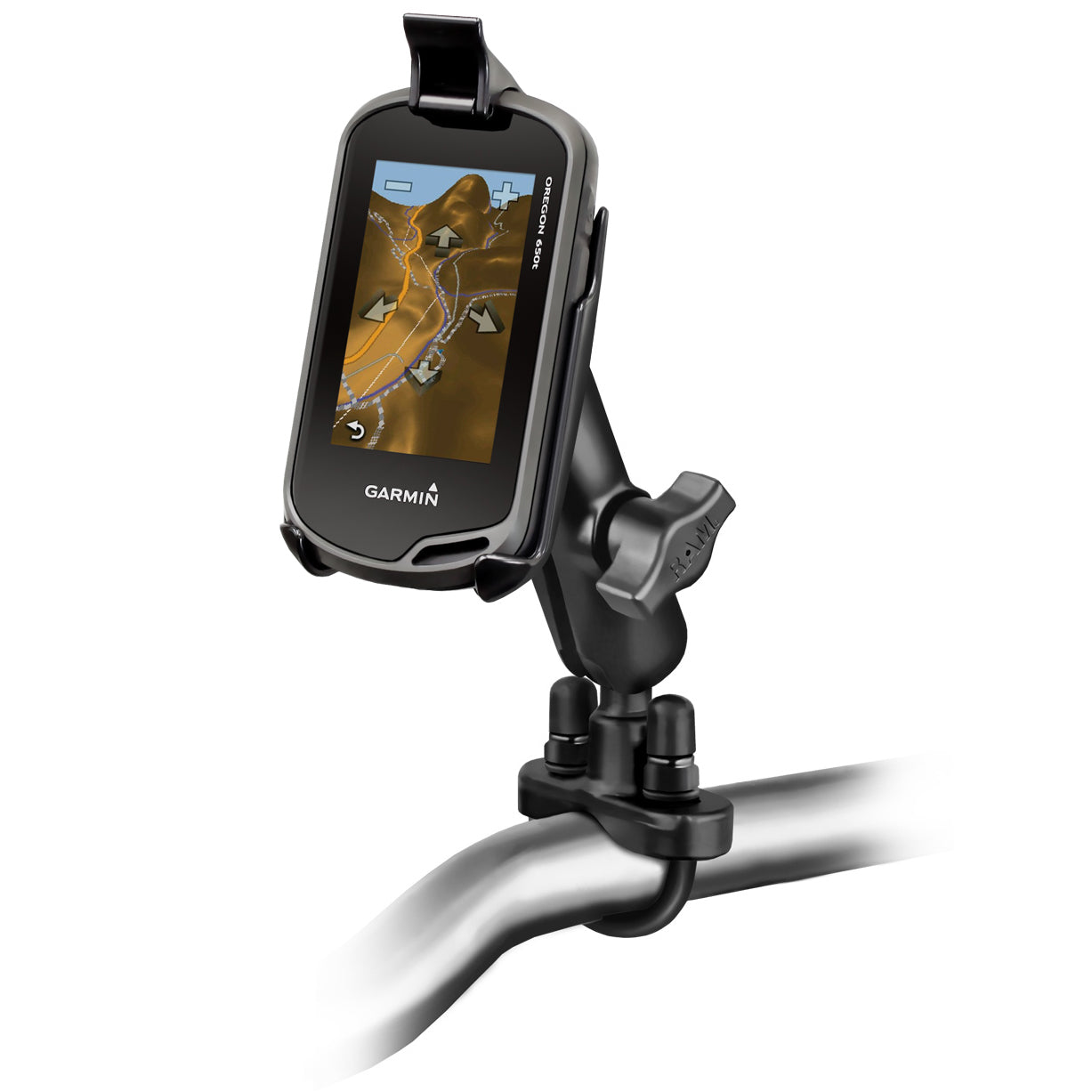 RAM-B-149Z-GA31U.jpg RAM® Handlebar U-Bolt Double Ball Mount for Garmin Oregon Series + More - Image 1