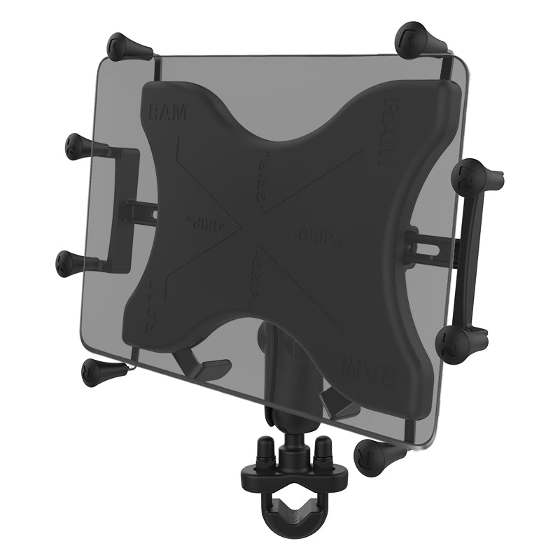 RAM-B-149Z-UN11U RAM X-Grip Large Tablet Mount with Handlebar U-Bolt Base - Image 1