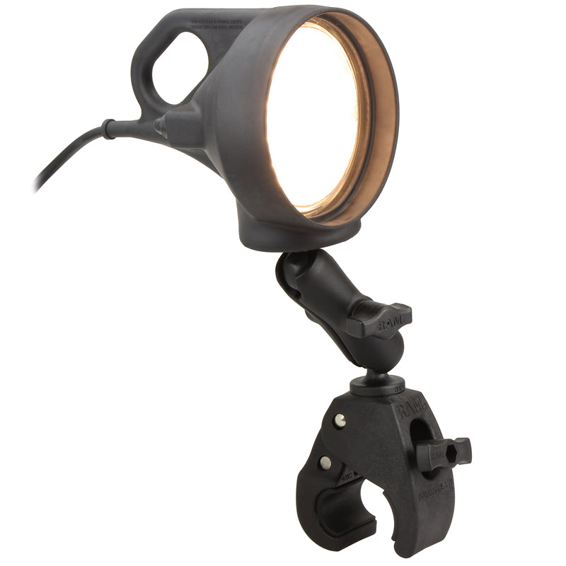 RAM-B-152-404.jpg RAM® Tough-Claw™ Double Ball Mount with LED Spotlight - Image 1