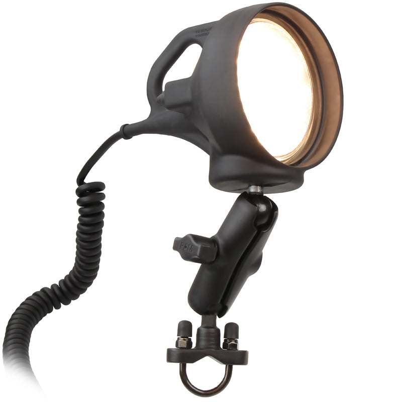 RAM-B-152R.jpg RAM® Handlebar U-Bolt Mount with LED Spotlight - Image 1
