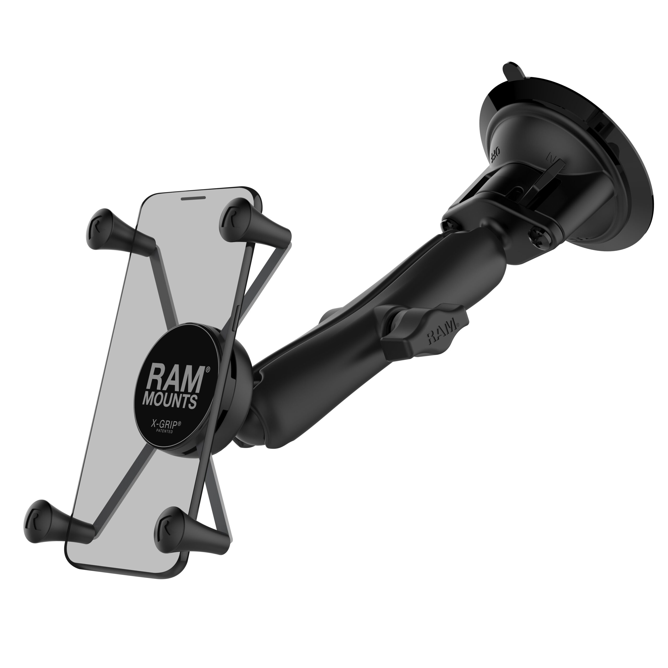 RAM-B-166-C-UN10U RAM X-Grip Large Phone Mount with Twist-Lock Suction Cup - Long - Image 1
