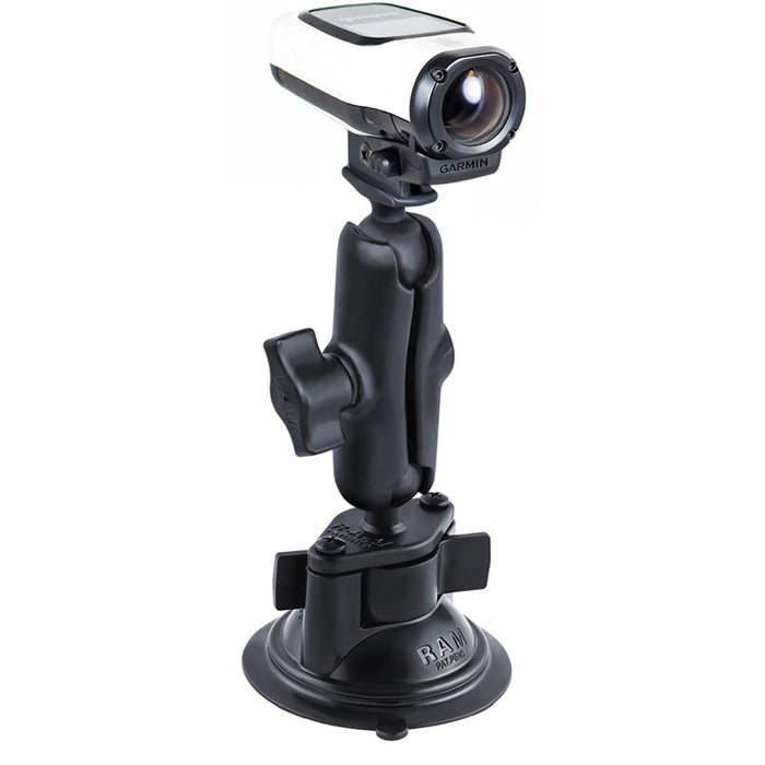 RAM-B-166-GA63U.jpg RAM® Twist-Lock™ Suction Cup Mount with Garmin VIRB™ Camera Adapter - Image 1