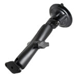 RAM Twist-Lock Suction Cup Double Ball Mount - Long