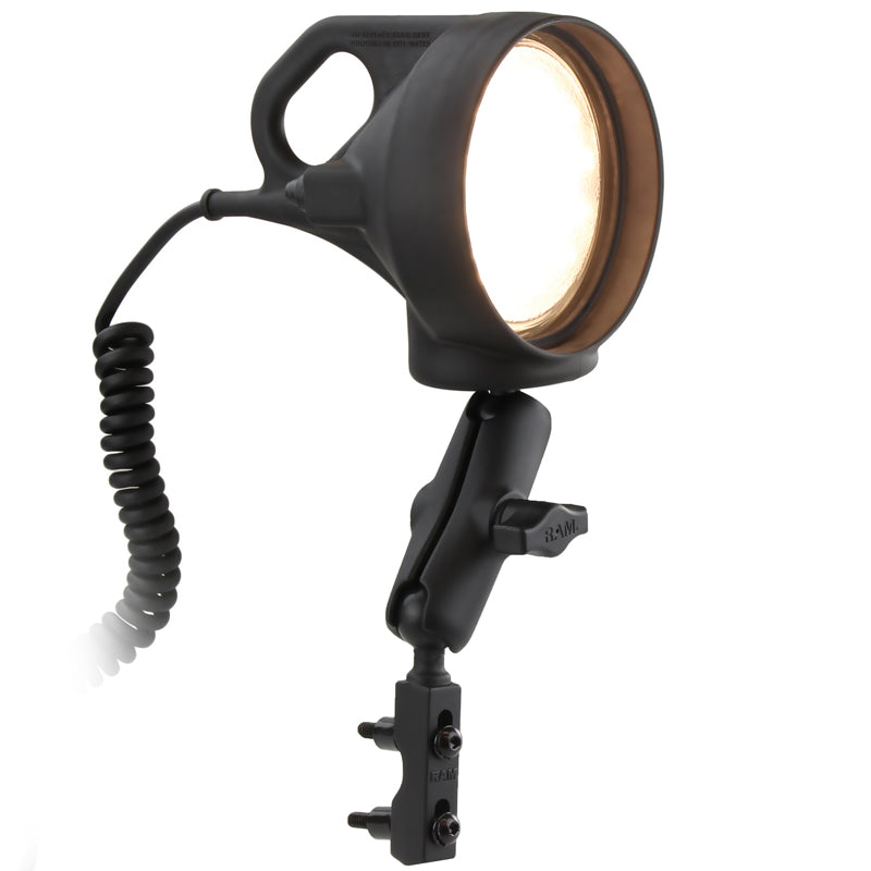 RAM-B-174-152U.jpg RAM® Brake/Clutch Reservoir Mount with LED Spotlight - Image 1